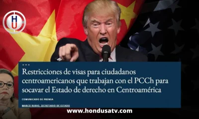 Honduras en la mira de EE.UU.: funcionaria del gobierno podría perder visa por vínculo con China comunista