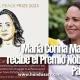 María Corina Machado recibe el Premio Nobel de la Paz 2025 por su defensa de la democracia en Venezuela